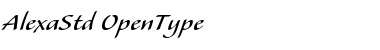 Download Alexa Std Font