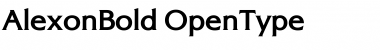 Download AlexonBold Font