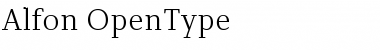 Download Alfon Font