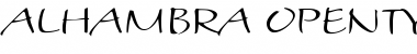 Download Alhambra Font