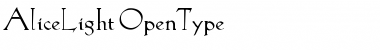 Download AliceLight Font