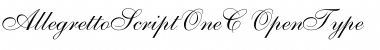Download Allegretto Script OneC Font Download Allegretto Script OneC Font