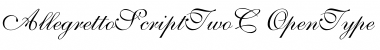 Download Allegretto Script TwoC Font Download Allegretto Script TwoC Font
