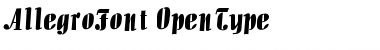 Download Allegro Font