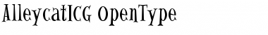 Download AlleycatICG Font Download AlleycatICG Font