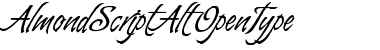 Download Almond Script Alt Regular Font