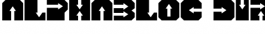 Download AlphaBloc Font