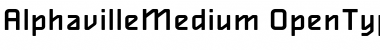 Download AlphavilleMedium Font