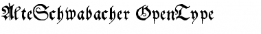 Download Alte Schwabacher Font