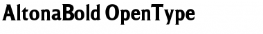 Download AltonaBold Font Download AltonaBold Font