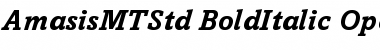 Download Amasis MT Std Font