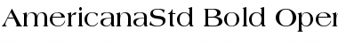Download Americana Std Font