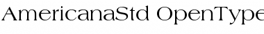 Download Americana Std Font
