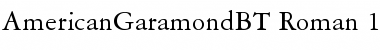 Download American Garamond Font