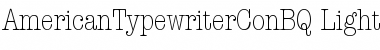 Download AmericanTypewriterCondensedBQ Font