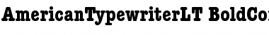 Download ITC American Typewriter LT Font