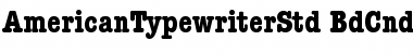 Download ITC American Typewriter Std Font