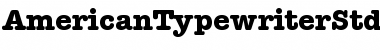Download ITC American Typewriter Std Font