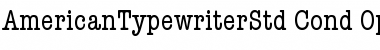 Download ITC American Typewriter Std Font