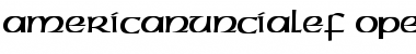Download AmericanUncialEF Font