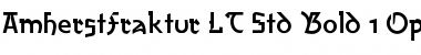 Download AmherstFraktur LT Std Regular Font