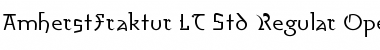 Download AmherstFraktur LT Std Regular Font