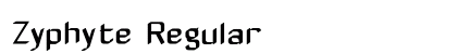 Zyphyte Regular preview