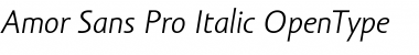 Download Amor Sans Pro Font
