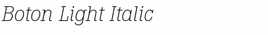 Download Boton Italic Font