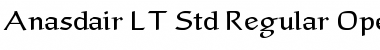 Download Anasdair LT Std Regular Font
