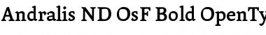 Download Andralis ND OsF Bold Font