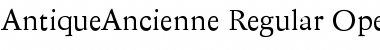 Download AntiqueAncienne Font