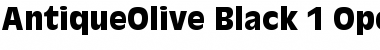 Download AntiqueOlive Font
