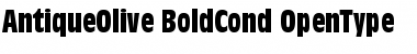 Download AntiqueOlive Font