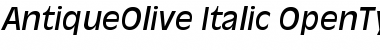 Download AntiqueOlive Font