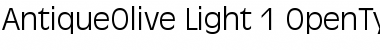 Download AntiqueOlive Font