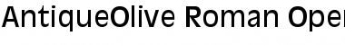 Download AntiqueOlive Font