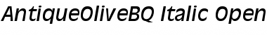 Download Antique Olive BQ Font