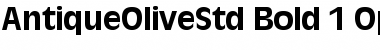 Download Antique Olive Std Font