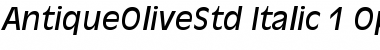 Download Antique Olive Std Font