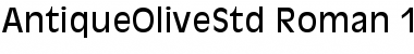 Download Antique Olive Std Font