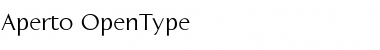 Download Aperto Font