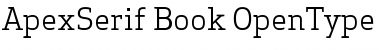 Download Apex Serif Book Regular Font