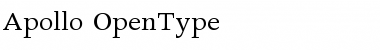 Download Apollo Font