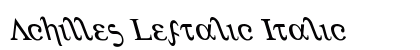 Achilles Leftalic Italic
