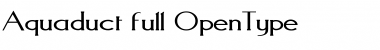 Download Aquaduct (full set) Font