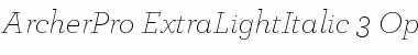 Download ArcherPro Font