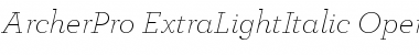 Download ArcherPro Font