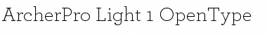 Download ArcherPro Light Font