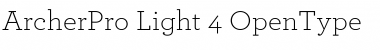 Download ArcherPro Light Font